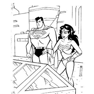 Coloriage Wonder Woman #8