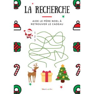 Un jeu sur l'observation et le repérage dans l'espace. Vite, il faut aider le Père Noà´l à trouver le chemin qui permettra au Père Noà´l de rejoindre le gros cadeau roug