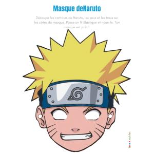 Masque à imprimer : Naruto