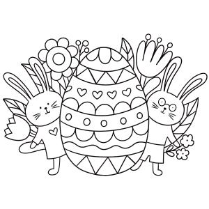 ? Besoin d'un coloriage Pâques ? Imprimez gratuitement des dessins variés : œufs, lapins, cloches. Stimulez la créativité des enfants ! ?