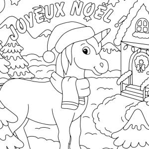 Coloriage Noel facile