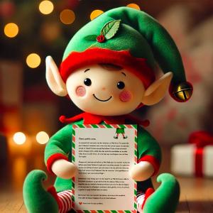La lettre de départ du lutin de Noël : un au revoir magique pour les enfants