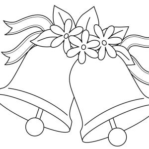 Deux cloches à colorier