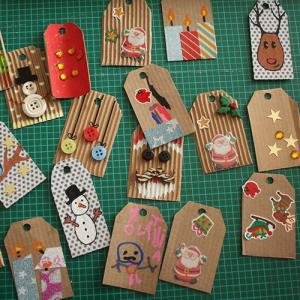 Un tutoriel pour réaliser des tags pour les cadeaux de Noël