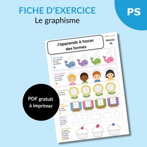 Fiche PS : un grand exercice pour s'entraîner à tous les gestes graphiques copie