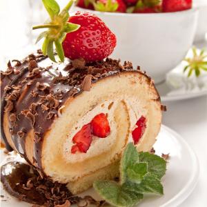 La recette de la bûche de Noël aux fruits