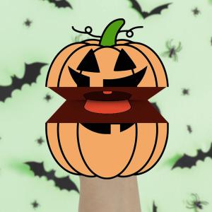 ?La marionnette citrouille à imprimer | Tuto Halloween | Tête à modeler