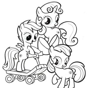 Coloriage My little Pony à imprimer