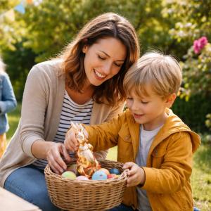 Trop de chocolats à Pâques ? 7 idées simples pour limiter le sucre chez les enfants sans gâcher la fête