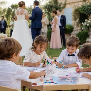 Mariage : les astuces qui évitent que les enfants s'ennuient (et courent partout)