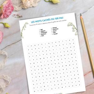 Jeu du 1er mai : les mots cachés