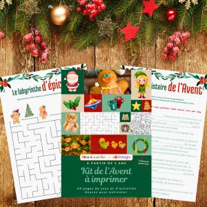 Kit de l’Avent à imprimer : 24 activités pour patienter jusqu’à Noël