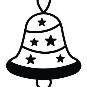 Coloriage de cloche de Pâques