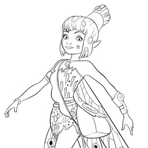 Retrouvez un coloriage de YUKO et imprimez un dessin gratuitement pour tous les petits amoureux de la série et du film MIA et moi. Page 01
