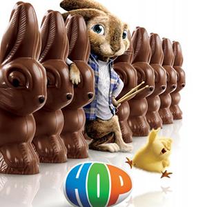 Bande annonce, infos et affiche du film : HOP. Suivez la folle aventure d’un petit lapin qui doit devenir le prochain dirigeant de la chocolaterie secrète qui produit chaque année les délicieuses conf