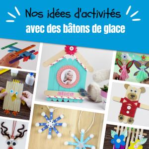 Bâtons de bois et bâtons de glace