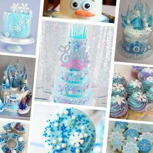 gâteaux Reine des Neiges