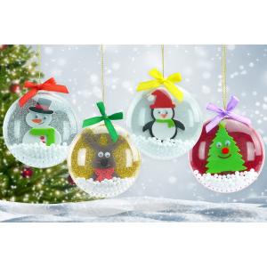 Découvrez une activité de Noël pour les enfants dès l'âge de 5 ans.Cette fois-ci, nous allons fabriquer des boules à accrocher dans le sapin de Noël en utilisant simplement des petits personnages de N