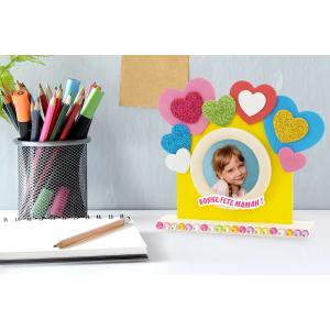 Cadre cœurs pour la fête des parents
