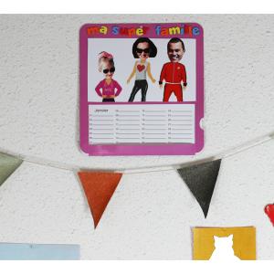 activité de bricolage enfants pour réaliser un calendrier d'anniversaire