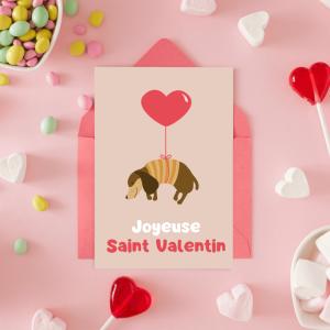 Carte de Saint-Valentin à imprimer
