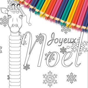 Des cartes de Noël prêtes à imprimer et à colorier pour souhaiter un joyeux Noël à sa famille et ses amis ! Il suffit d'imprimer les cartes directement sur de la carte forte de la colorier puis d'y éc