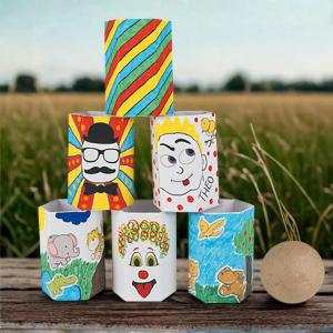 Chamboule-tout en carton