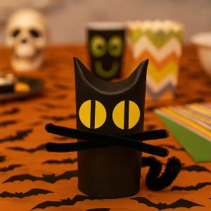 Chat de sorcière d'Halloween