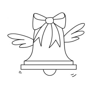 Cloche de Pâques aux petites ailes