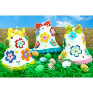 Cloches de Pâques fleuries