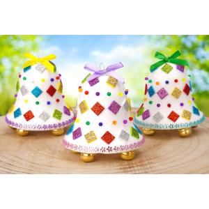 Cloches de Pâques pailletées