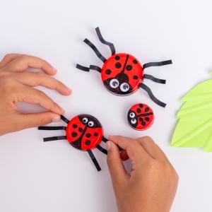 Coccinelles en bouchons