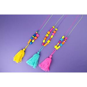 Collier sautoir arc-en-ciel