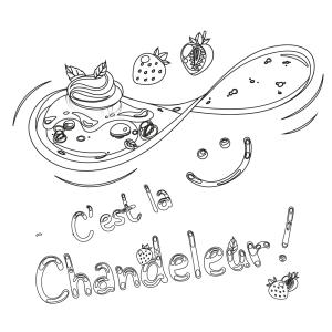Voici le coloriage chandeleur ! Un dessin à imprimer sur le thème des crêpes et de la chandeleur - Page 2