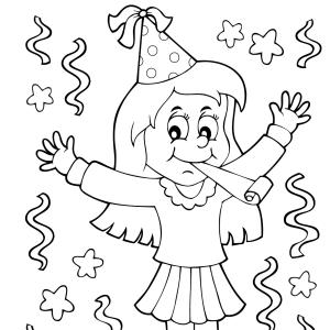 Voici un coloriage de bonne année à imprimer gratuitement. Un dessin à imprimer pour tous les enfants qui veulent mettre de la couleur dans leur nouvelle année. Page 3