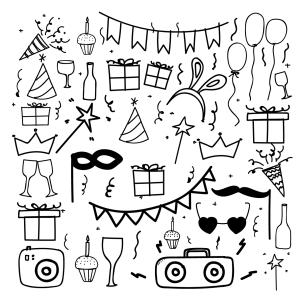 Voici un coloriage de bonne année à imprimer gratuitement. Un dessin à imprimer pour tous les enfants qui veulent mettre de la couleur dans leur nouvelle année.