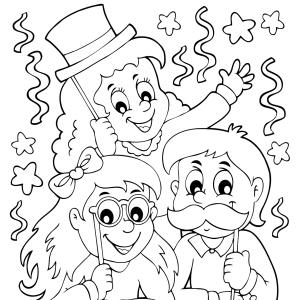 Voici un coloriage de bonne année à imprimer gratuitement. Un dessin à imprimer pour tous les enfants qui veulent mettre de la couleur dans leur nouvelle année. Page 7