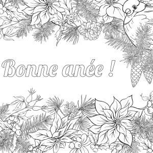 Voici un coloriage de bonne année à imprimer gratuitement. Un dessin à imprimer pour tous les enfants qui veulent mettre de la couleur dans leur nouvelle année. Page 9