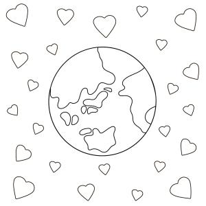 Retrouvez un coloriage sur l'écologie et imprimez un dessin gratuitement pour un atelier sur l'environnement ou pour la journée mondiale de la terre - Page 08