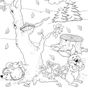 Voici un coloriage de feuilles d'arbre à imprimer gratuitement. Un dessin de feuilles à imprimer pour tous les petits amoureux des arbres et de la nature. Page 01