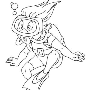 Coloriage sport : un dessin à imprimer avec des enfants sportifs. Un coloriage gratuit pour les petits amoureux du sport - Page 1