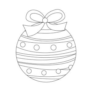 Boule de Noël : nos coloriages à imprimer gratuitement | Tête à modeler