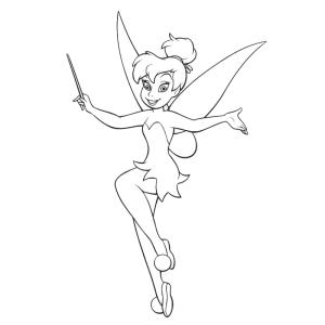 Imprimez un coloriage fée clochette gratuitement et facilement grâce à notre sélection des plus beaux coloriages de la fée clochette.