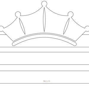Une couronne des rois à imprimer gratuitement et à colorier pour l'Épiphanie