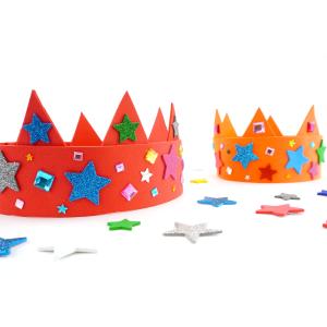 ?La couronne des Rois en caoutchouc souple DIY
