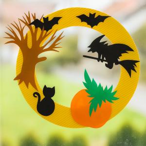 Décor de fenêtre Halloween
