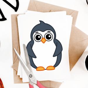 Cette activité de collage va vous permettre de réaliser un petit pingouin tout mignon à découper et à assembler. Une activité parfaite pour occuper vos journées d'hiver trop froides avec les enfants.