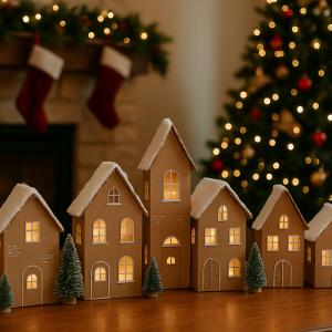 Un village de Noël en carton : le DIY magique du moment