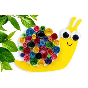 Découvrez une activité mignonne et facile qui va permettre aux enfants de découvrir la technique du quilling. Activité marrante à faire avec du papier. En enroulant des fines bandes de papier