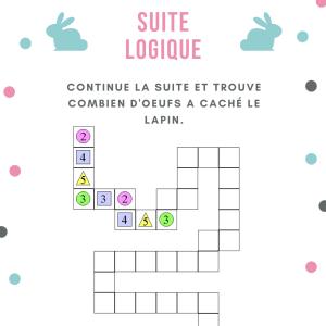 Pâques activités de calcul et de logique. Pâques est l'occasion de faire des activités éducatives avec l'enfant.